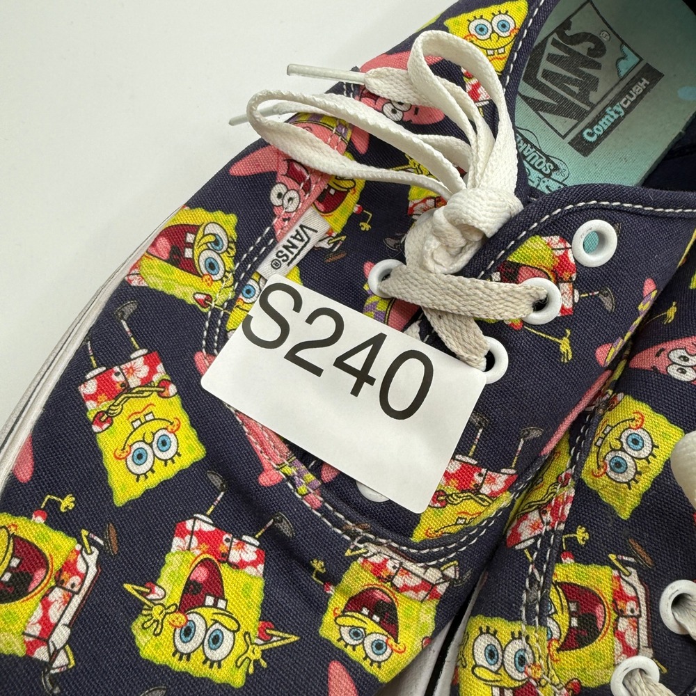 Vans Spongebob Sneakers Mens 11 Blue SpongeBob Patrick ComfyCush Skate Shoes - Picture 10 of 10